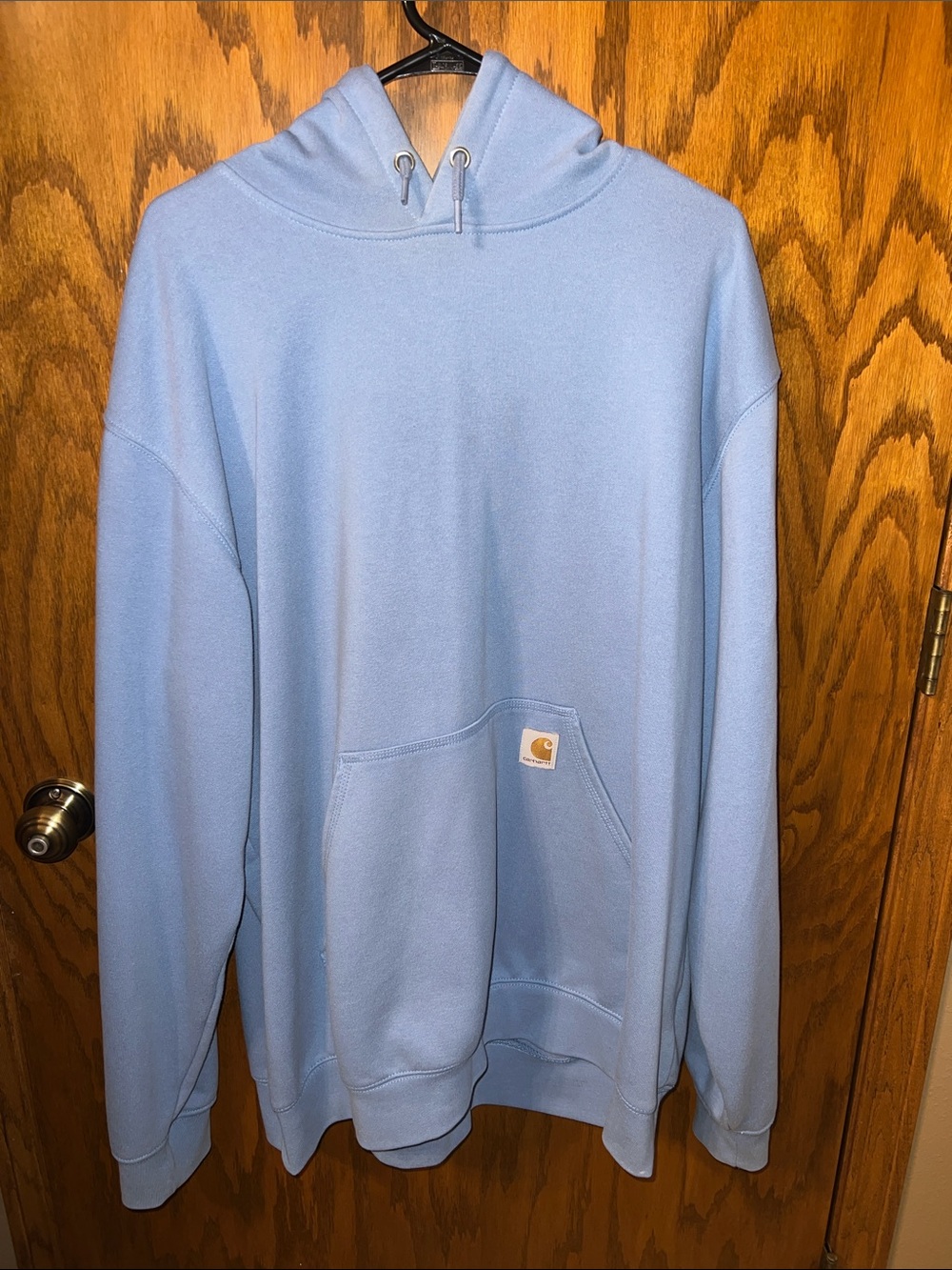 Carhartt Light Blue Pullover Hooded Sweatshirt